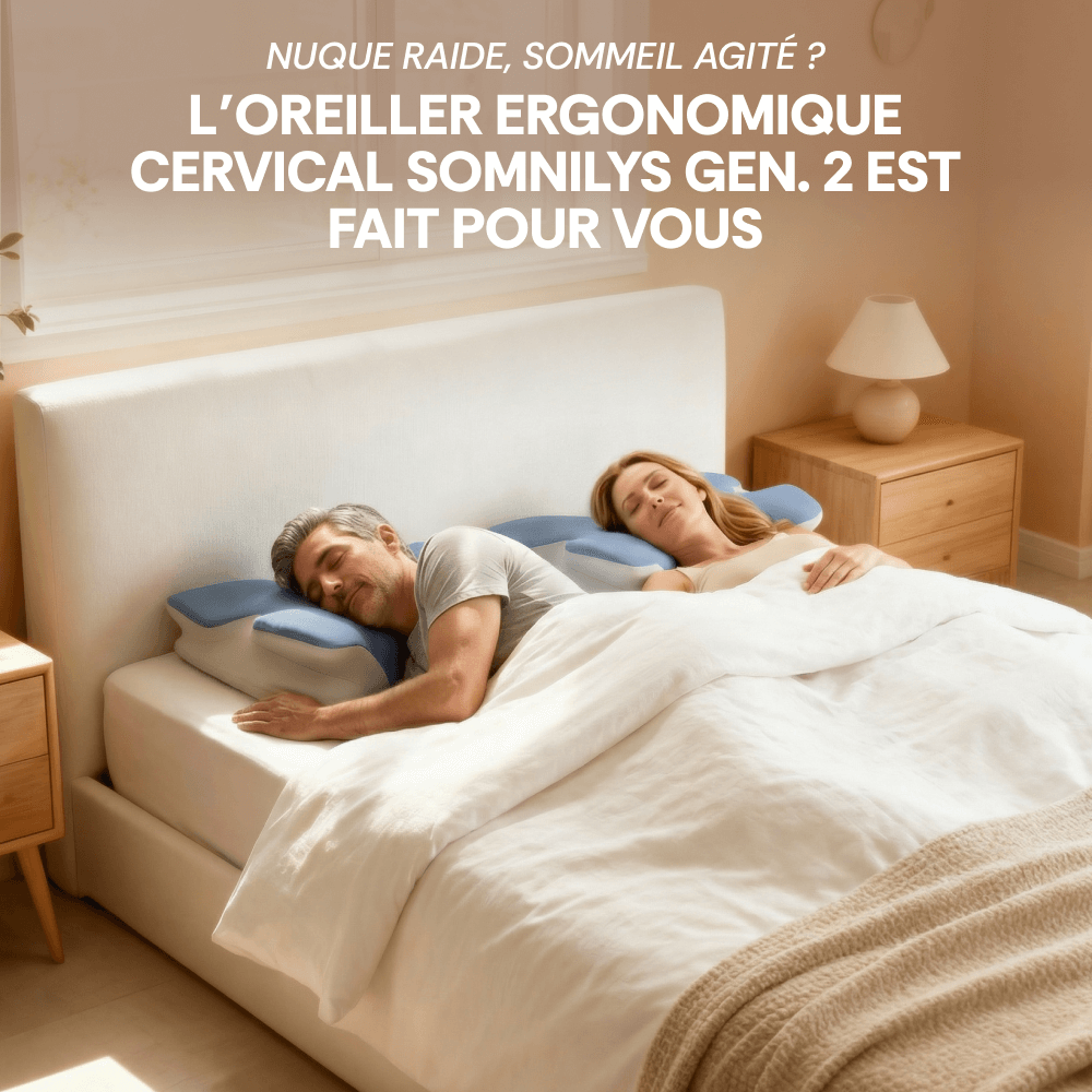 L'oreiller ergonomique cervical Somnilys™ Gen. 2