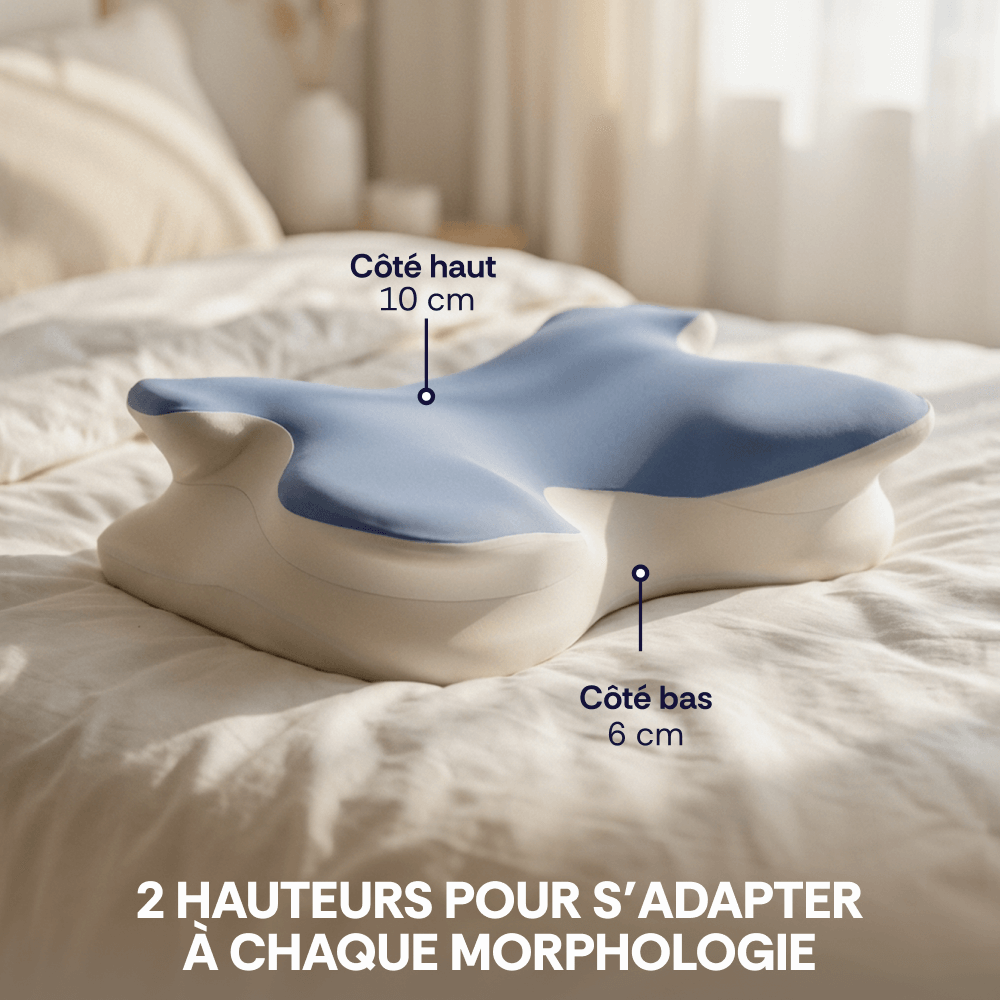 L'oreiller ergonomique cervical Somnilys™ Gen. 2