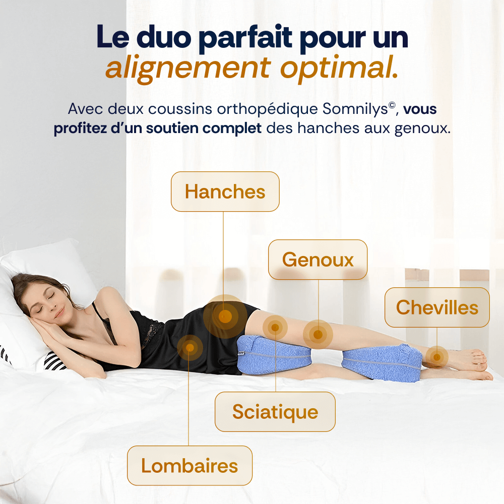 Coussin Orthopédique Genoux Somnilys