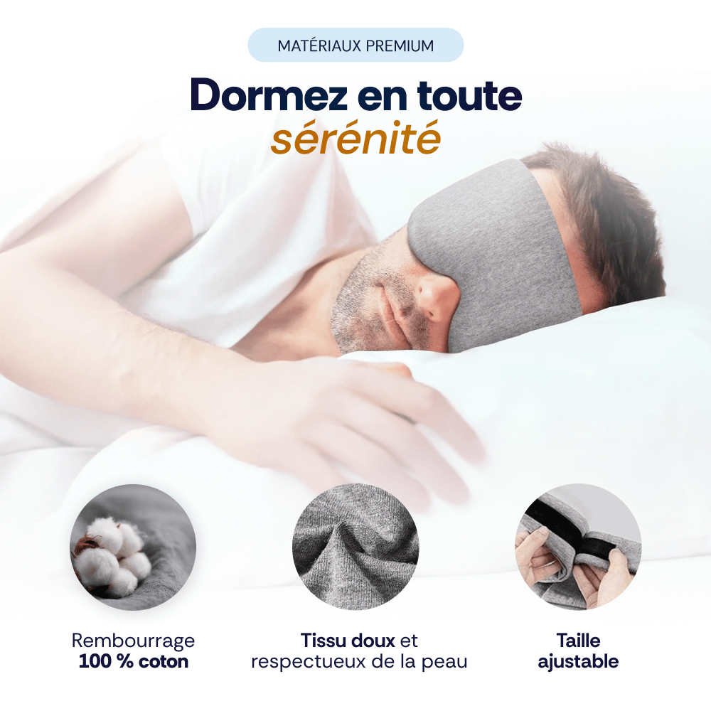Masque de sommeil en coton
