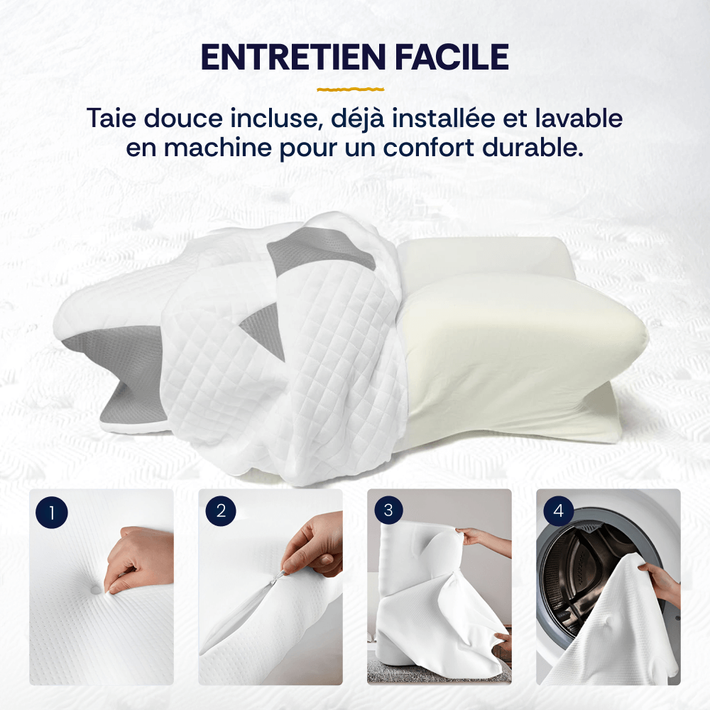 Oreiller Ergonomique Cervical Somnilys™ Gen. 1