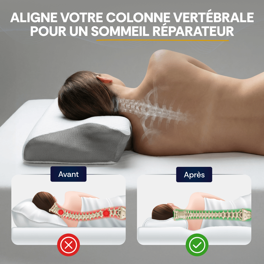 Oreiller Ergonomique Cervical Somnilys™ Gen. 1