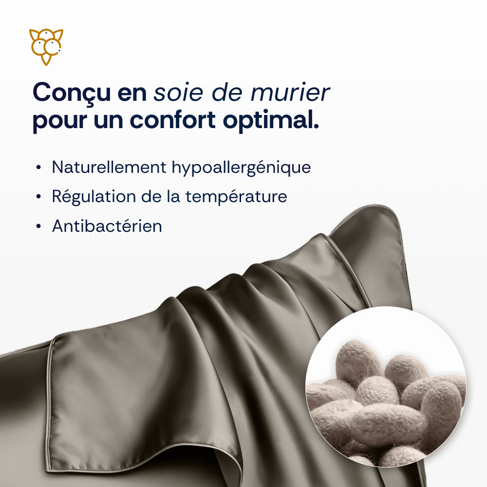 Taie d’oreiller en soie GlowSleep™ pour Gen. 1
